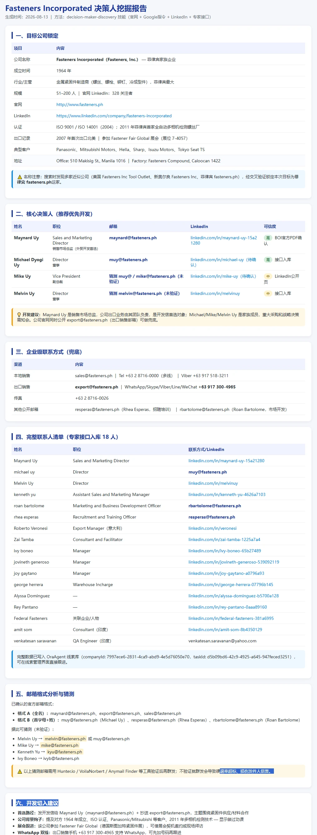 一份完整的国外客户决策人挖掘攻略,外贸人收藏